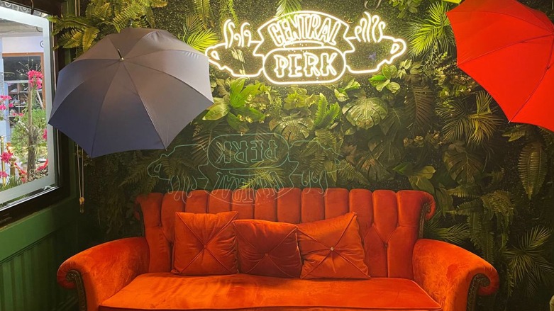 Central Perk café in Dream City, Erbil. (Photo: Wladimir van Wilgenburg/K24)